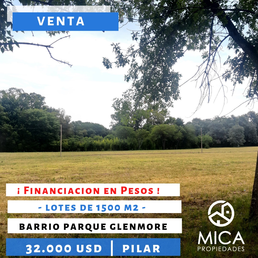 Venta - Lote 1500 m2 - Financiados en Pesos - Pilar, Zelaya